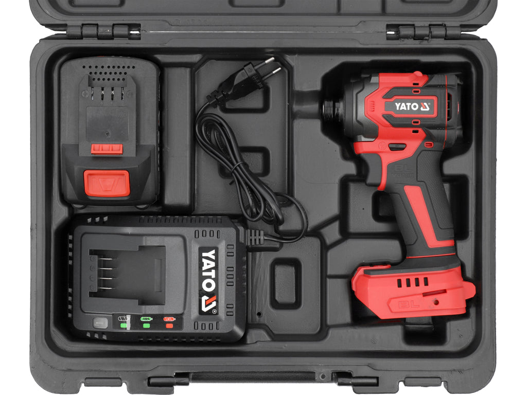 18V Slagschroef 230NM (Hex 6,35MM; 4,0AH) Voor Werken Met Timmerschroeven, M6-M14 Schroeven En 6,35MM Zeskantboren
