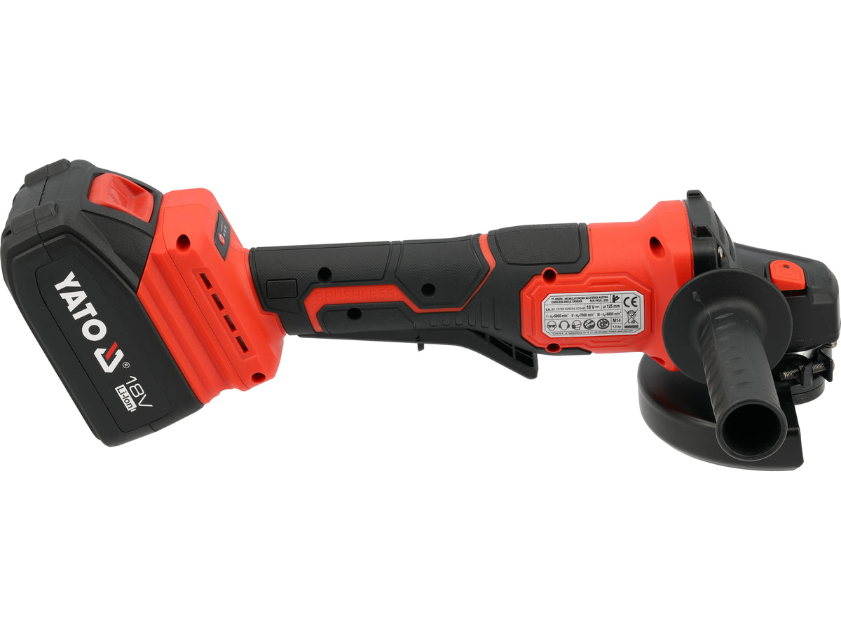 Haakse Slijper 18V ​​(Bl Motor; 4AH)