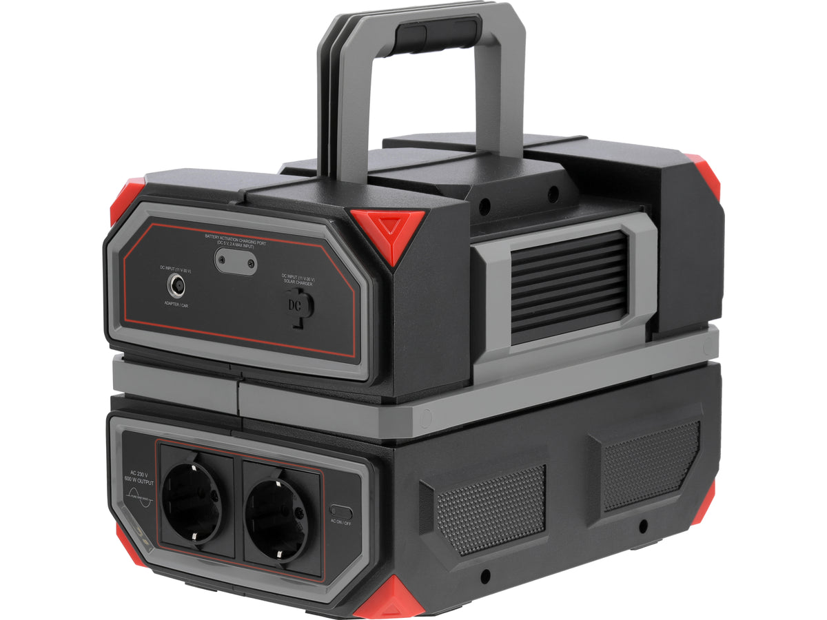 Draagbaar Krachtstation 600W, 504WH, 230V, Usb-C Pd
