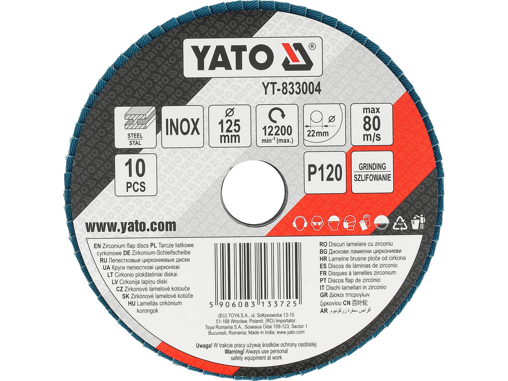 <translation>TARCHE VOOR INOX SCHUREN P120 125MM 10ST. BLAUW</translation>