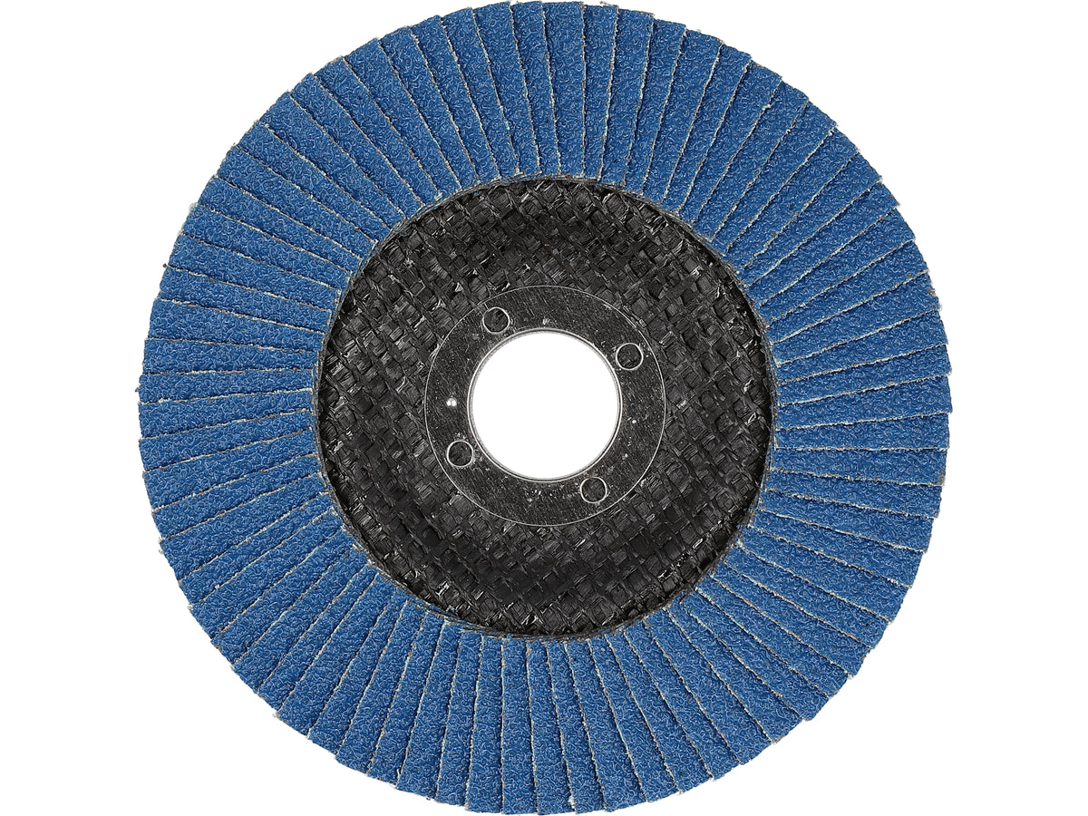 Tandwiel Voor Schuren Inox P40 125MM (1 Stuk) Blauw