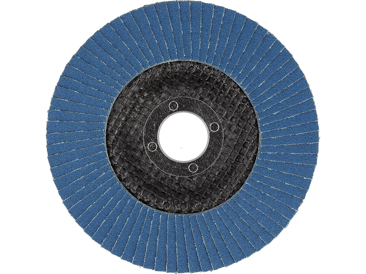 Tandwiel Voor Inox Schuren P120 125MM (1 Stuk) Blauw