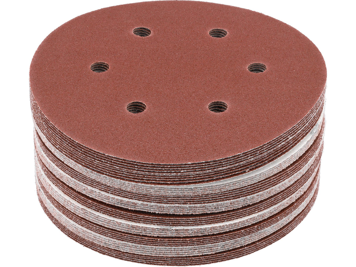 Velcro Schuurschijf, 6 Gaten, P80 150 MM / 50 St.