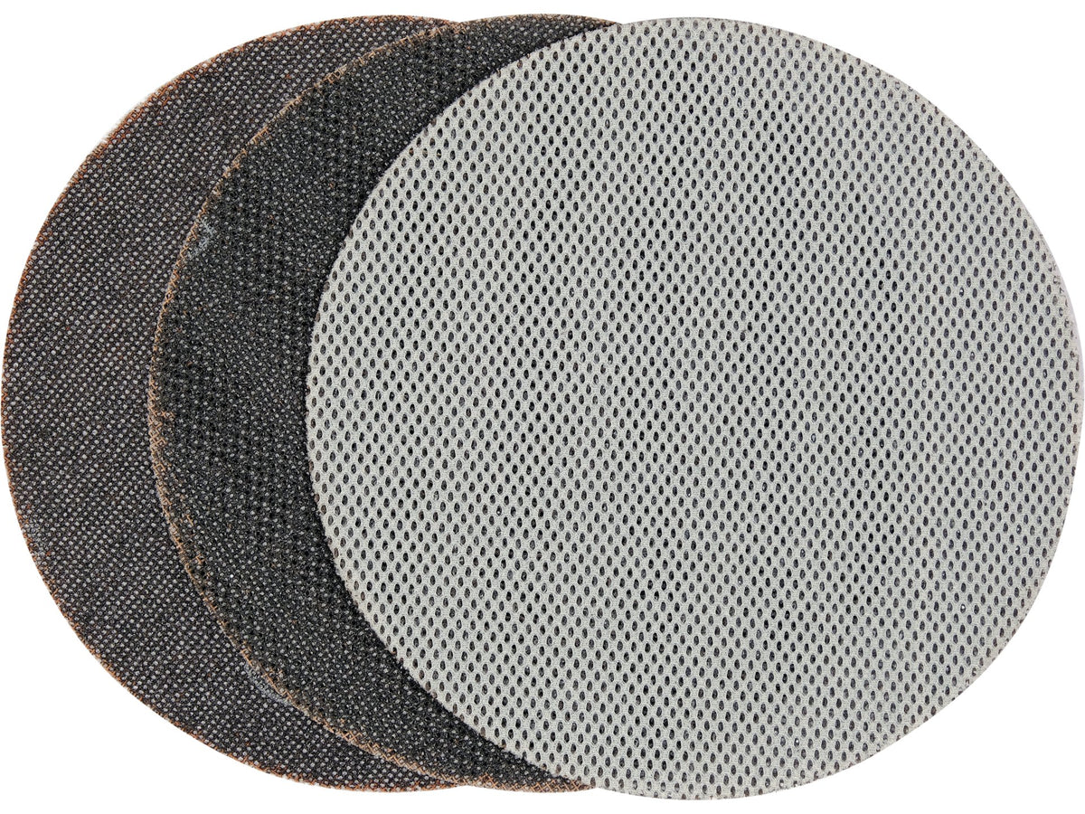 SCHURENDE GAASSCHIJF MET Klittenband 225MM, 3 ST. P120 VOOR SLIJPER