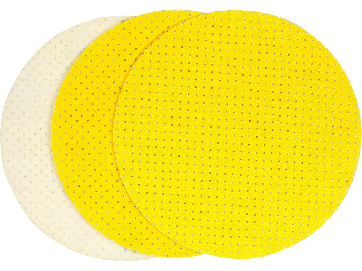 GEPERFOREERDE SCHUURSCHIJF MET Klittenband 225 MM P180 VOOR SCHUURMACHINE / 3 ST.