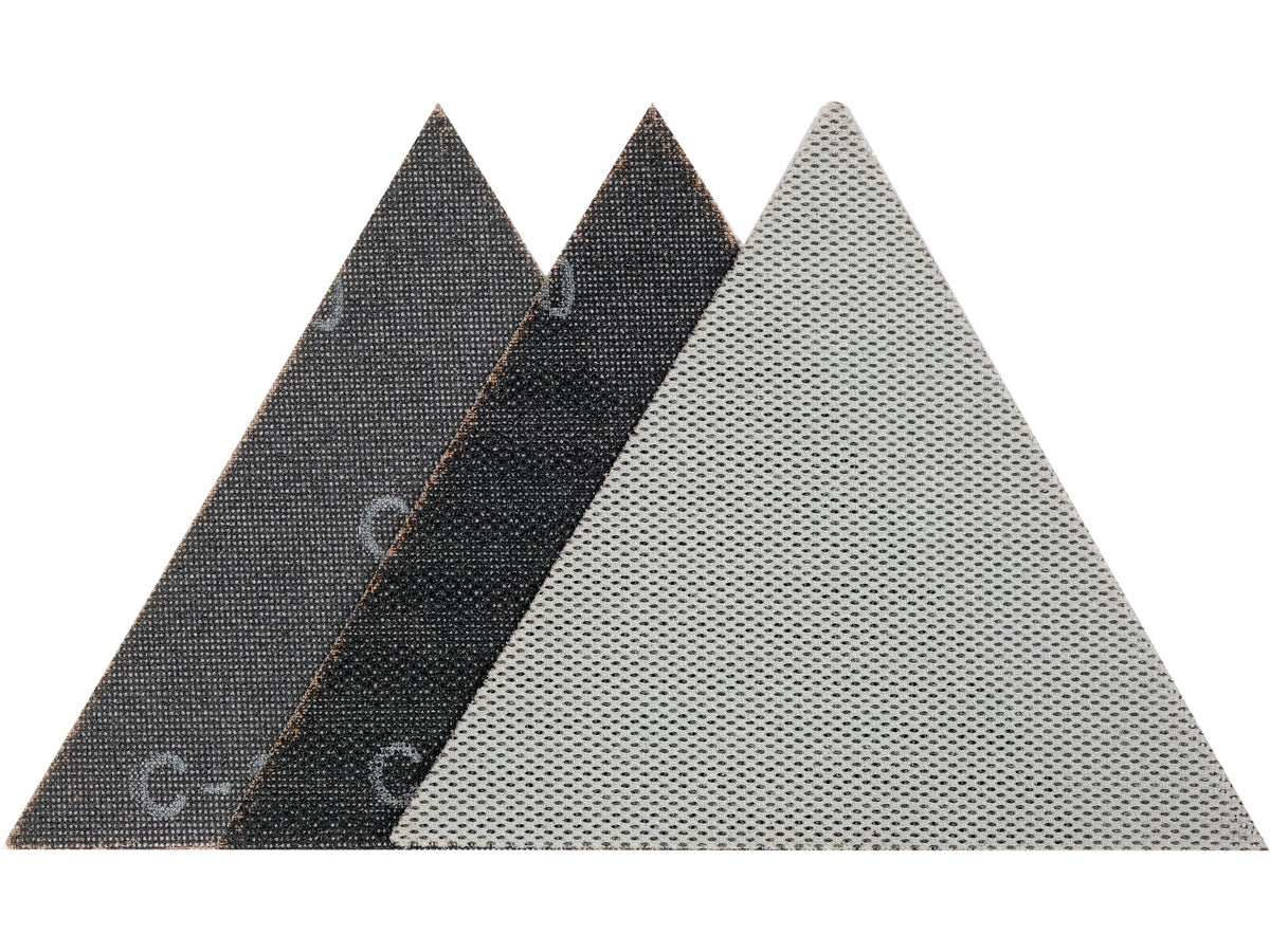 DELTA SCHUURNET MET Klittenband 28CM 3ST P180 VOOR SLIJPER