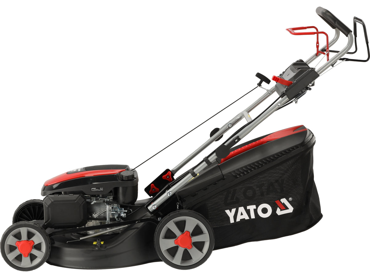 Grasmaaier Op Benzine Poj 196CM Loncin, 53 CM Met Aandrijving 4 IN1