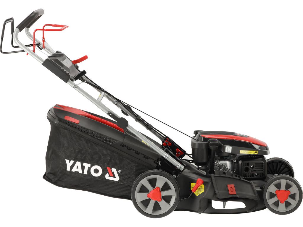 Grasmaaier Op Benzine Poj 196CM Loncin, 53 CM Met Aandrijving 4 IN1