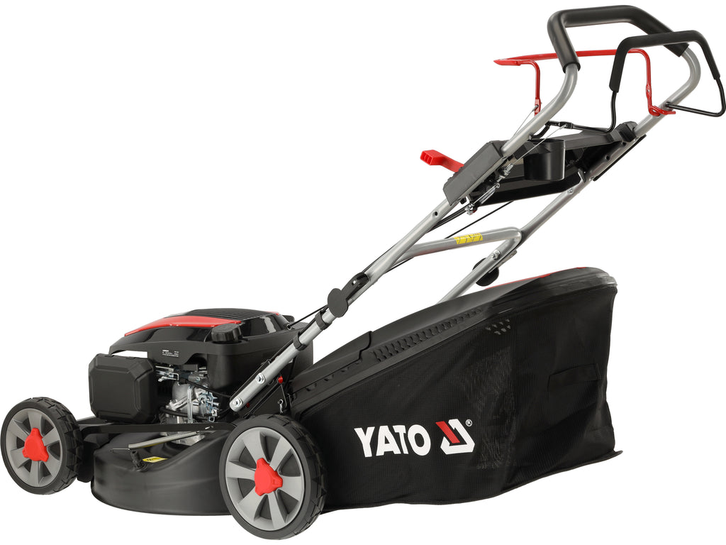 Grasmaaier Op Benzine Poj 196CM Loncin, 53 CM Met Aandrijving 4 IN1