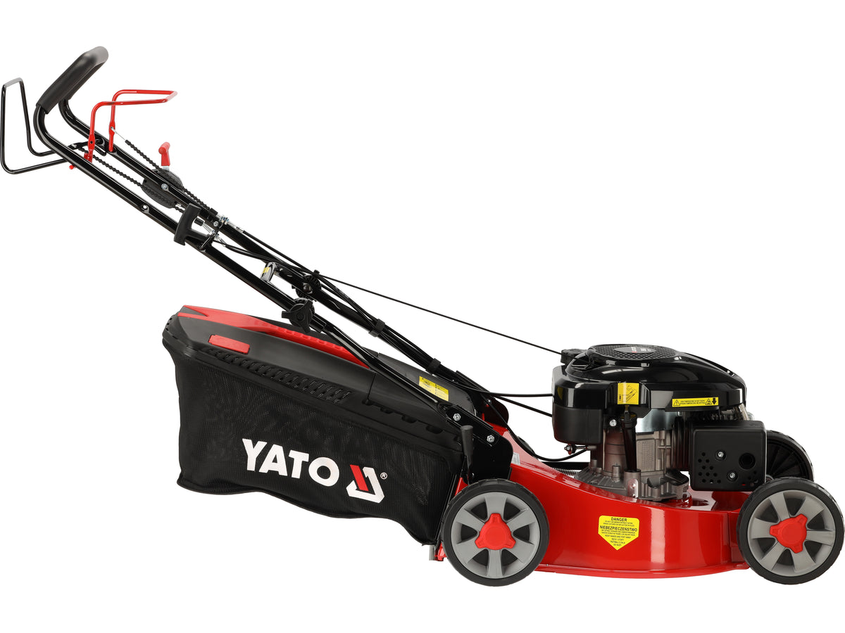 Grasmaaier Op Benzine 196CM Loncin, 48 CM Met Aandrijving, Aluminium Behuizing