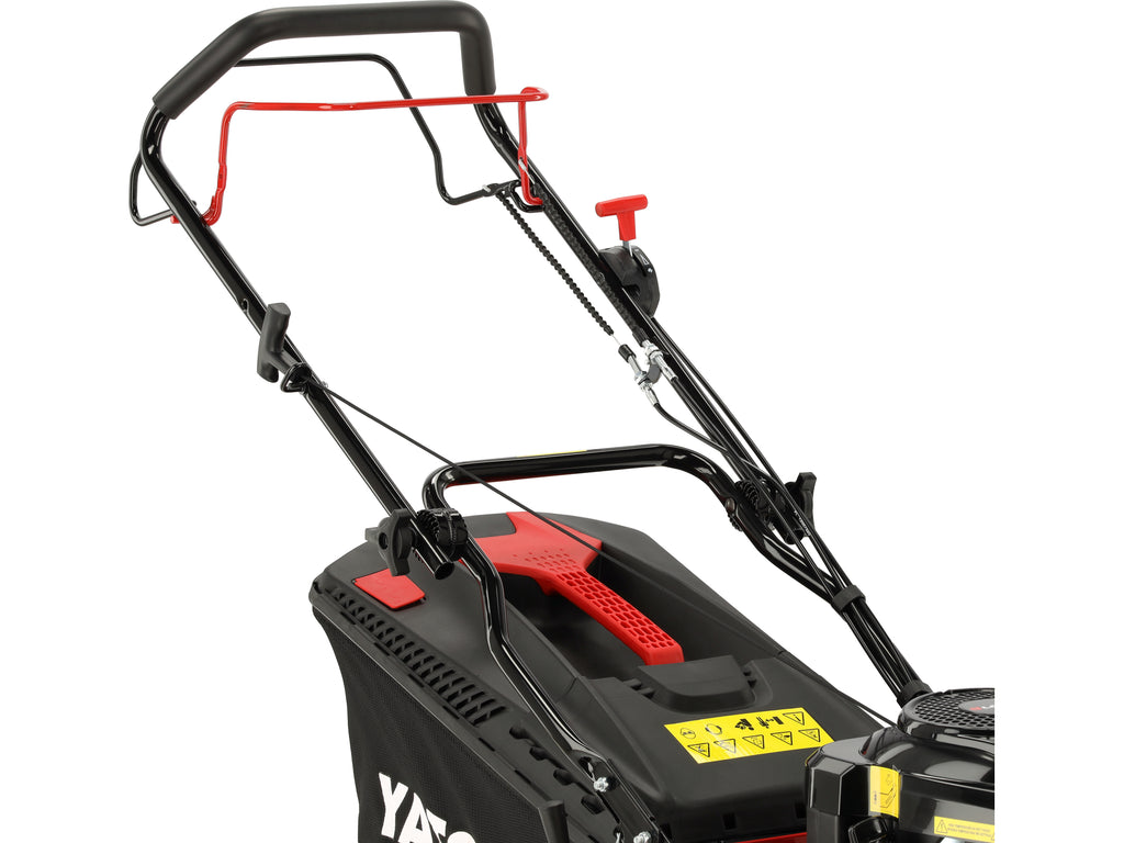 Grasmaaier Op Benzine 196CM Loncin, 48 CM Met Aandrijving, Aluminium Behuizing