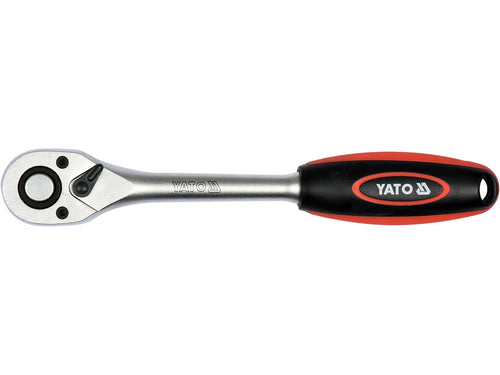 1/2'' Ratel Met Rechte Handvat, TPR Coating