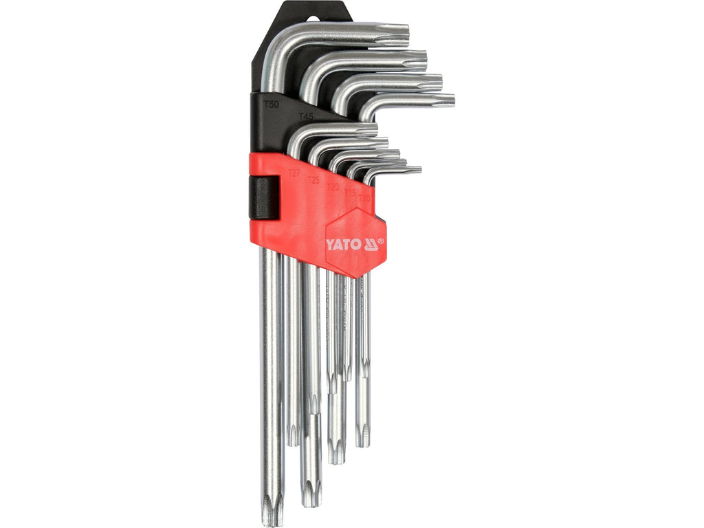 TORX inbussleutels T10-T50, 9 st.