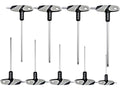 TORX stiftsleutelset met handvat, 9 stuks