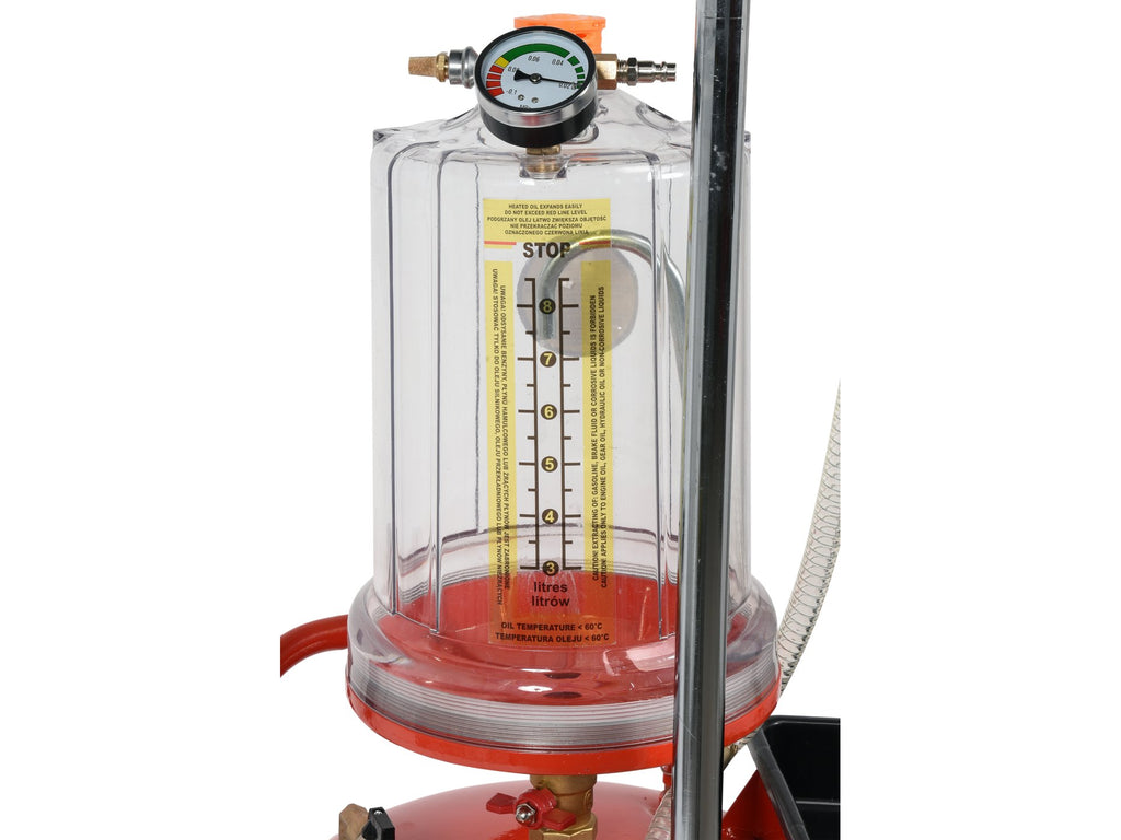 70L Pneumatische Zuigtank Met Een Regeltank En Een Set Van 6 Zuigsondes.