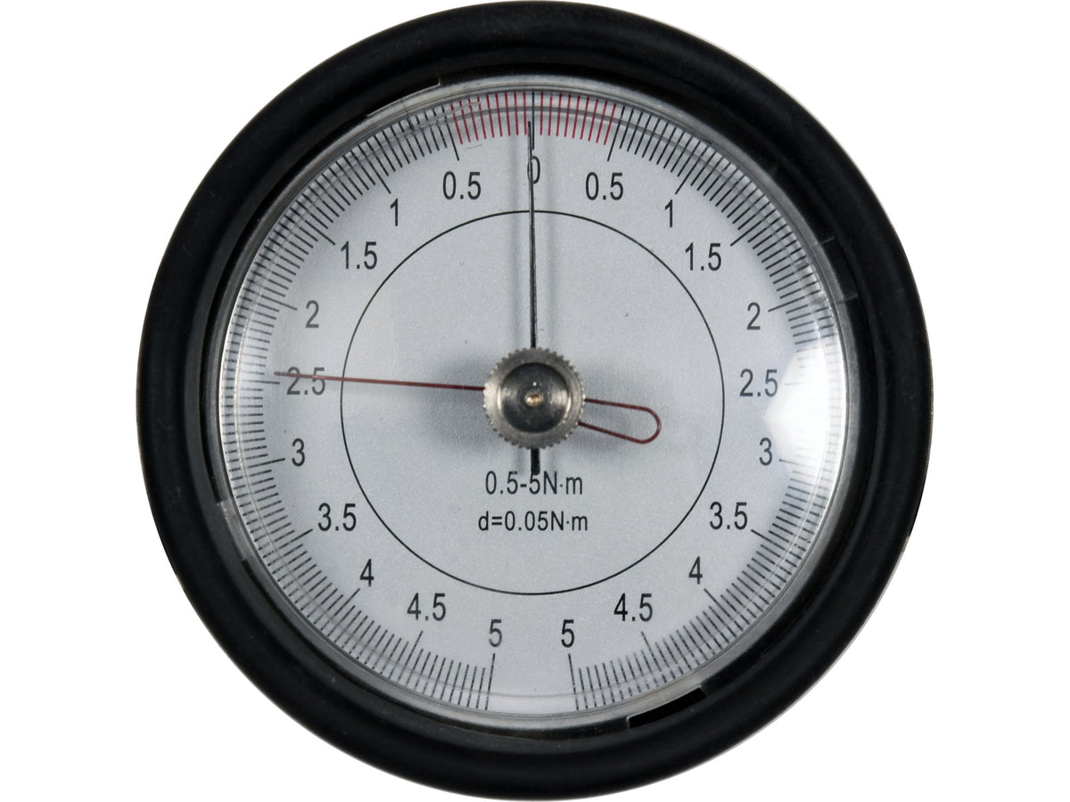 Momentsleutel 1/4'' 0-5NM Klok