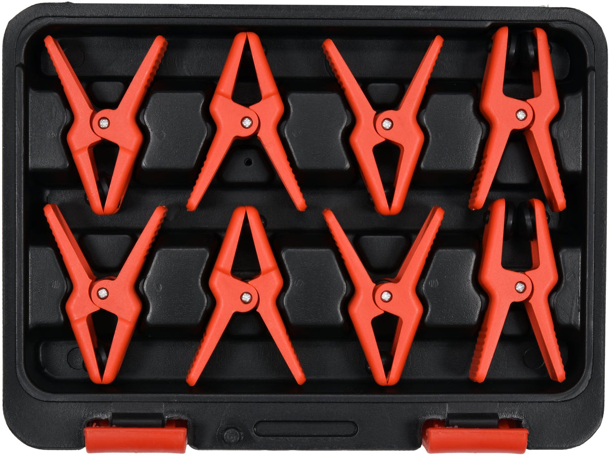 Klemmen Voor Het Verblinden Van Metalen Kabels. Set Van 8 Stuks