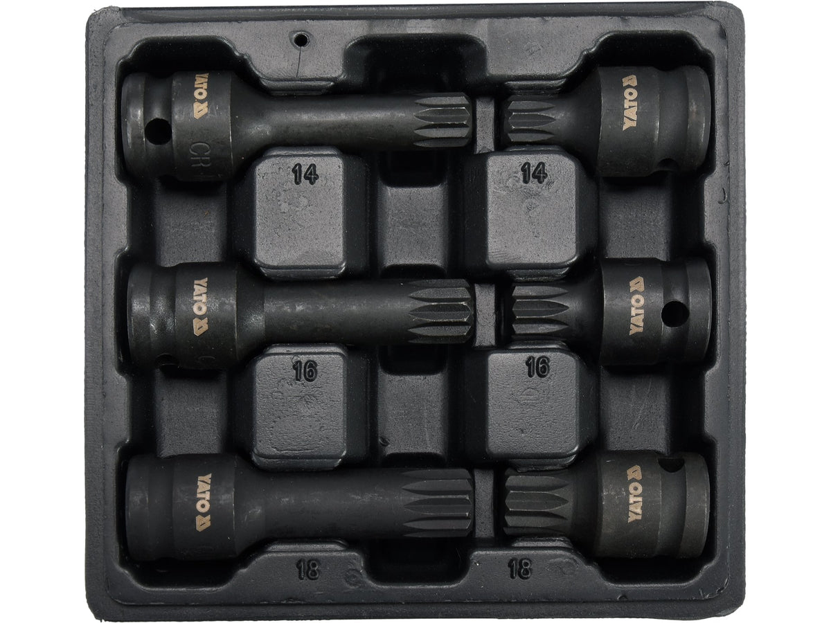 Spline 1/2'' Impact L-Sleutelset
