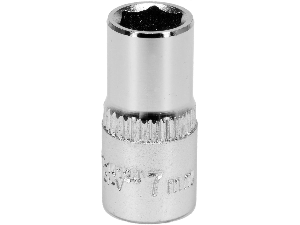 Dop 7MM 1/4'' 6-HAAK Cv Kort