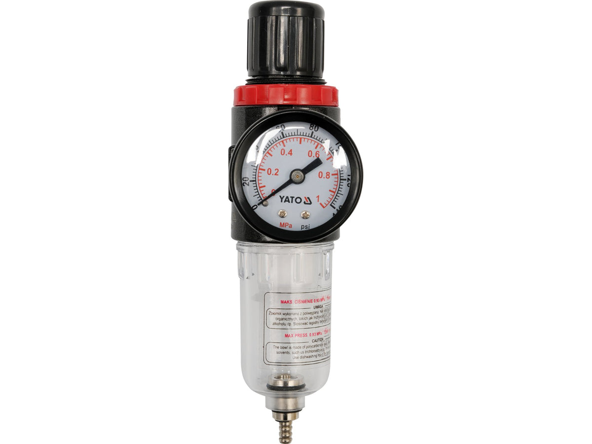 Vertrager Met Filter En Manometer 1/4''