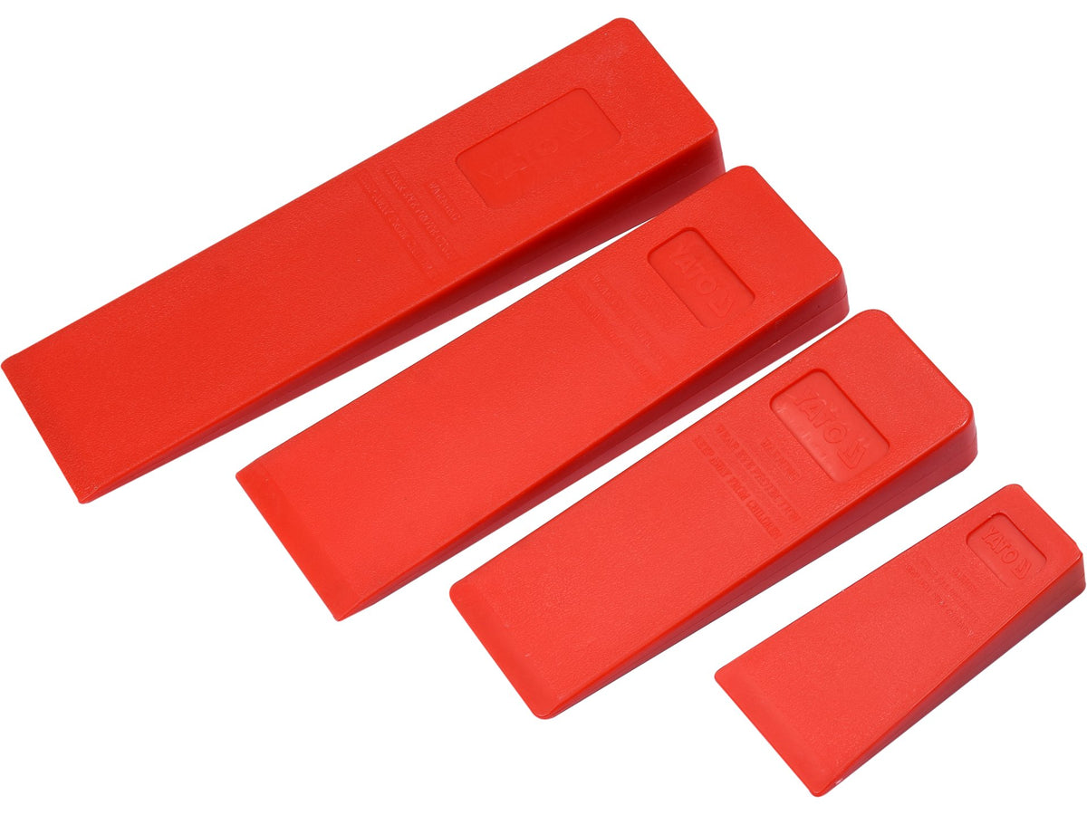 Set Van 4 Houten Wiggen: 300, 245, 205, 136 Mm, Kunststof