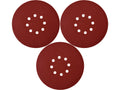 ROND SCHUURPAPIER MET Klittenband 180 MM P150 / 3 ST.